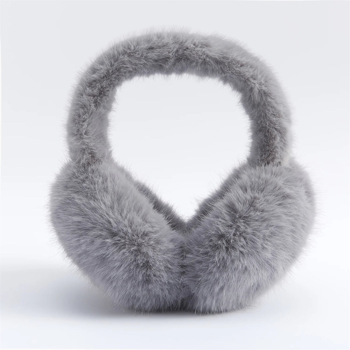 Faux Rabbit Fur Earmuffs Foldable Winter Ear Warmers for Adults — photo 7
