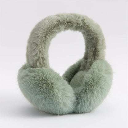 Faux Rabbit Fur Earmuffs Foldable Winter Ear Warmers for Adults — photo 8
