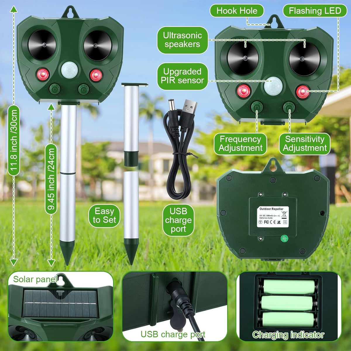 Guardixim Ultrasonic Fox Deterrent — photo 12