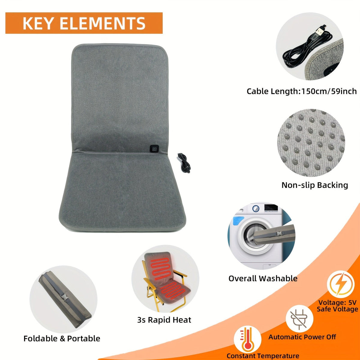 HeatySit Heated Seat Cushion — photo 4