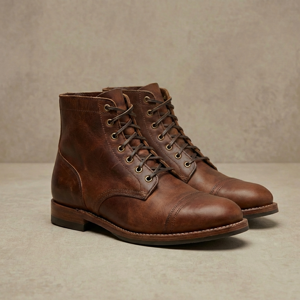 Men’s Stylish Boots – Classic Dress-Casual Fabric Ankle Boots — photo 3