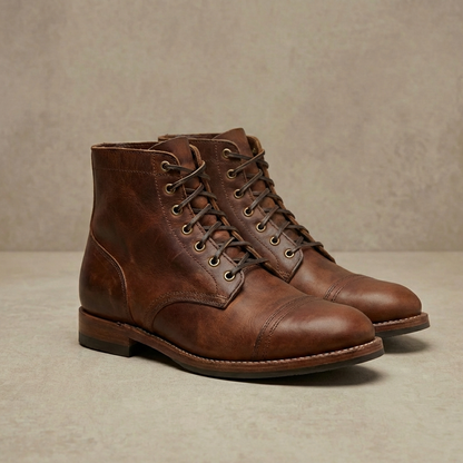 Men’s Stylish Boots – Classic Dress-Casual Fabric Ankle Boots — photo 3