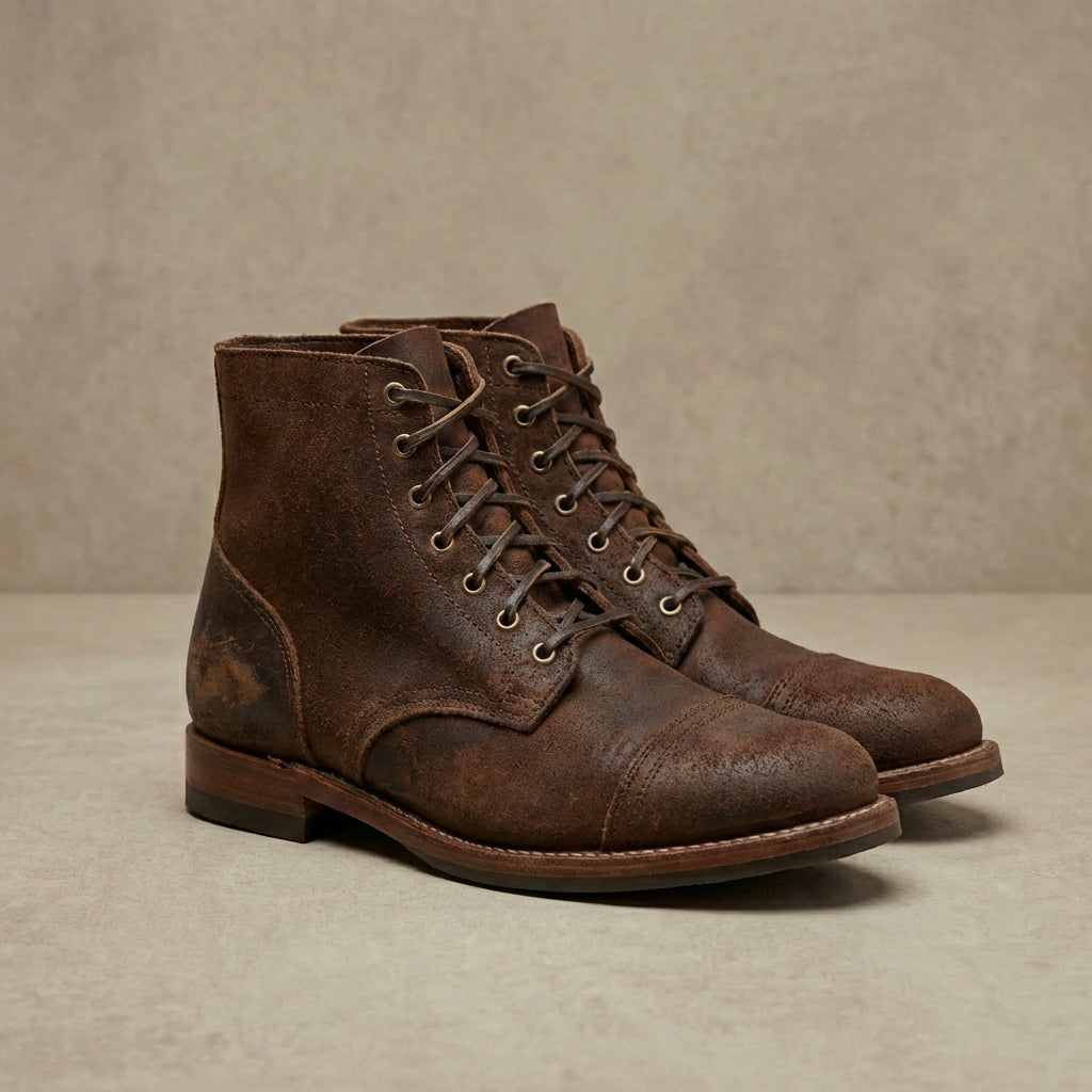 Men’s Stylish Boots – Classic Dress-Casual Fabric Ankle Boots — photo 6