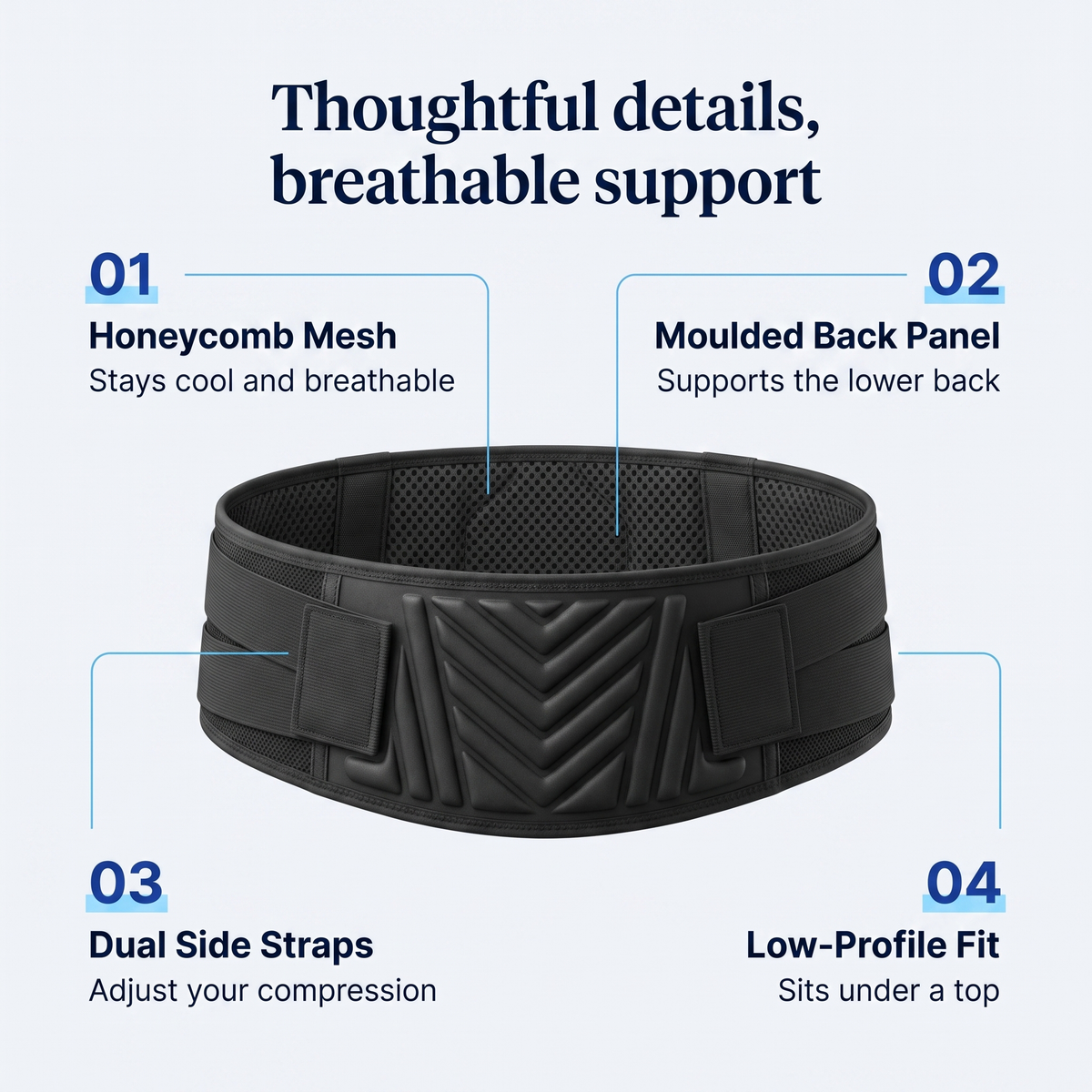 Breathable Lumbar Support Belt — photo 5