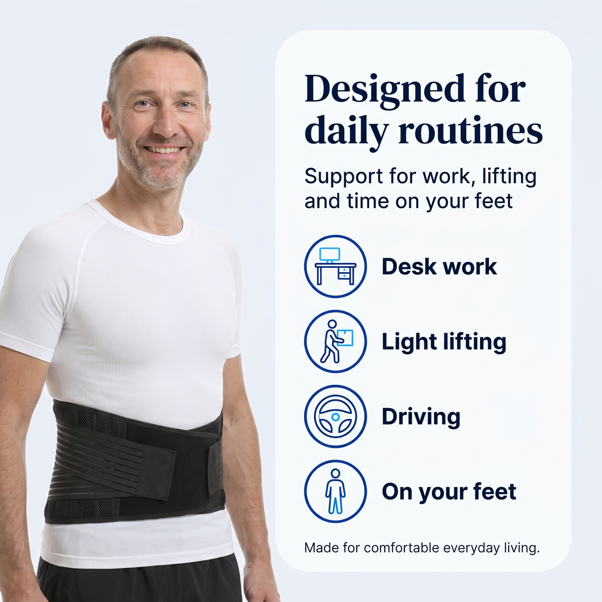 Breathable Lumbar Support Belt — photo 6