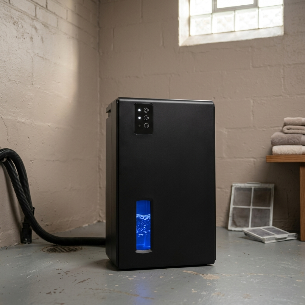 Compact Digital Home Dehumidifier with Auto Shut-Off, Sleep Mode & Quiet Operation — photo 1