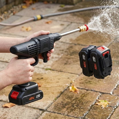 Cordless Portable High Pressure Water Spray Gun - Battery-Powered 22 Bar Outdoor Cleaner — photo 9