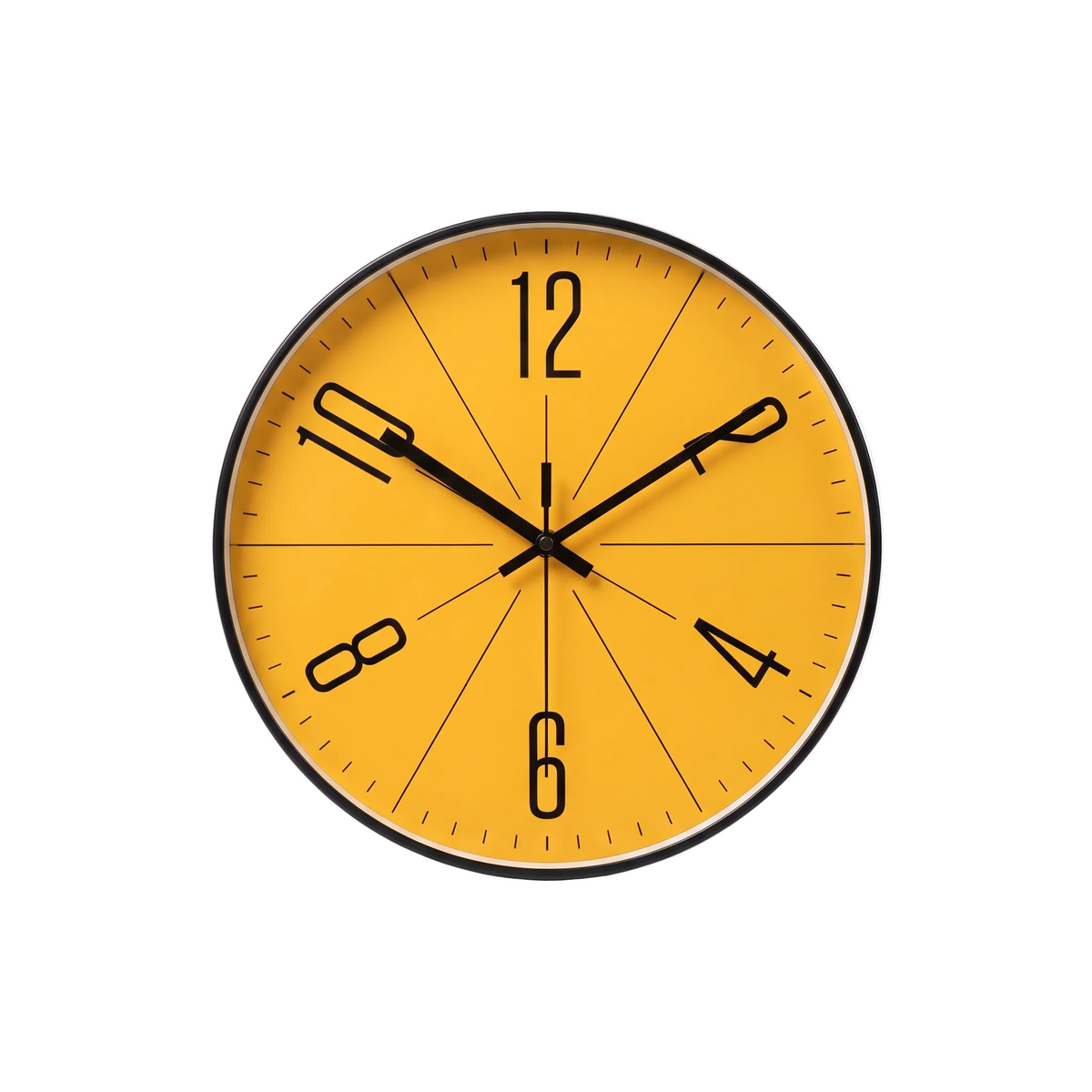 Nordic Abstract Glass Wall Clock — photo 1