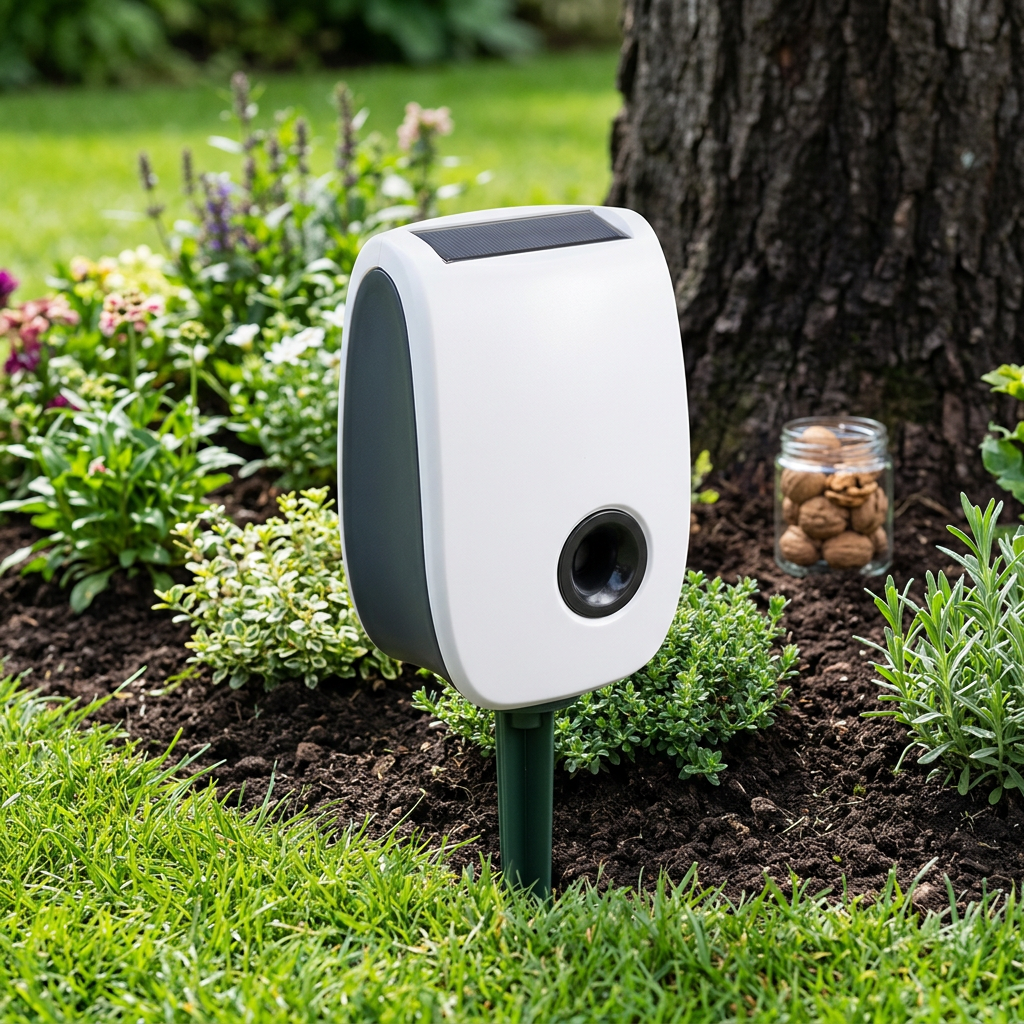Ultrasonic Squirrel and Pest Deterrent for Indoor Use, Chemical Free with Changing Frequency Mode — photo 1