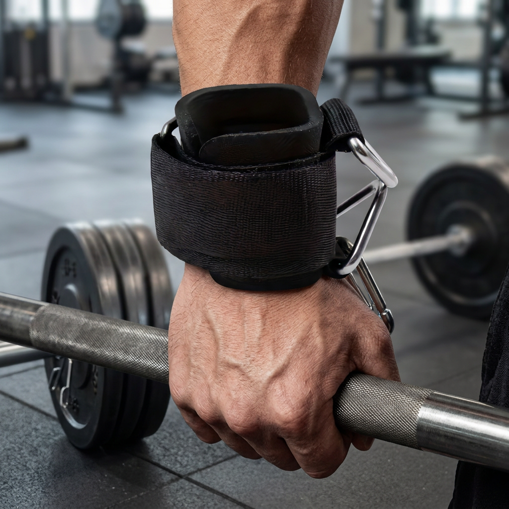 Adjustable Anti Slip Weight Lifting Wrist Straps in Durable Nylon for Deadlifts, Rows and Pull Ups — photo 14