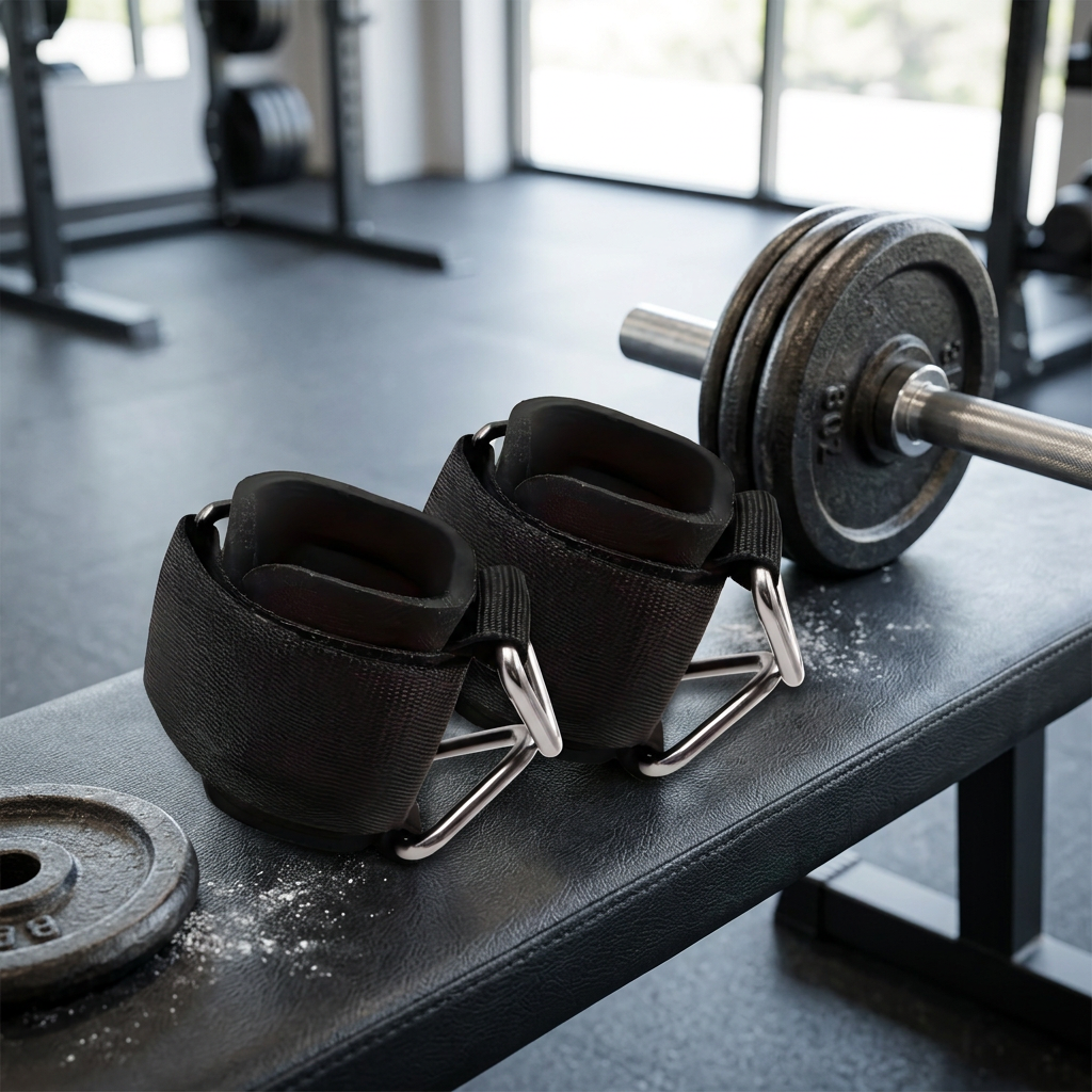 Adjustable Anti Slip Weight Lifting Wrist Straps in Durable Nylon for Deadlifts, Rows and Pull Ups — photo 1