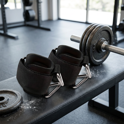 Adjustable Anti Slip Weight Lifting Wrist Straps in Durable Nylon for Deadlifts, Rows and Pull Ups — photo 1