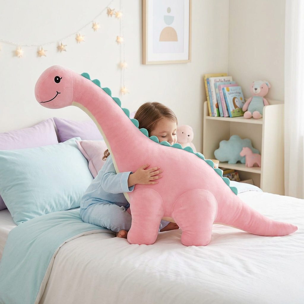 Giant Diplodocus Dinosaur Soft Toy, Plush Cuddly Stuffed Animal in Three Sizes and Three Colours — photo 10