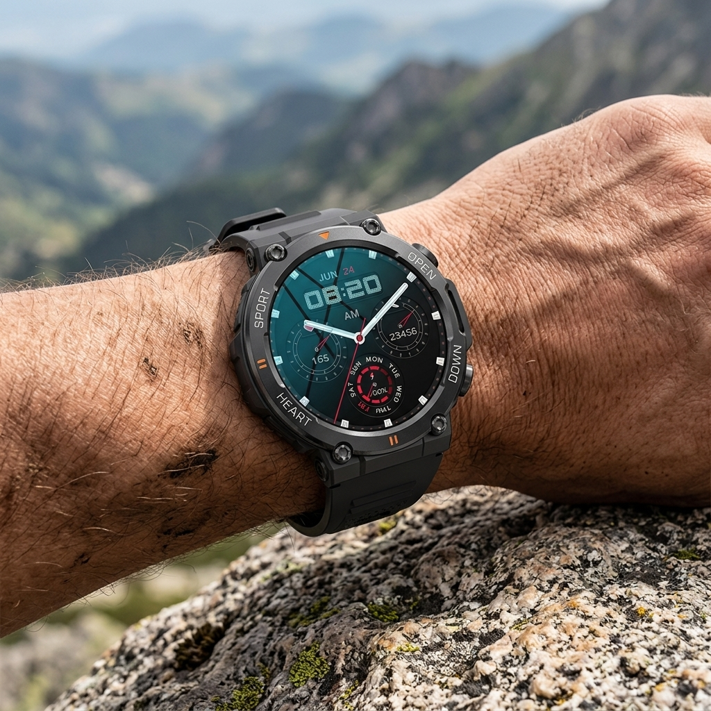 Rugged Outdoor Smartwatch with 1.39 Inch Round Display, Long Battery Life and Activity Tracking — photo 1
