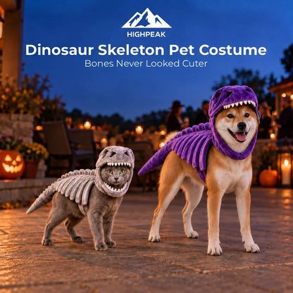 Dinosaur Skeleton Pet Costume — photo 42