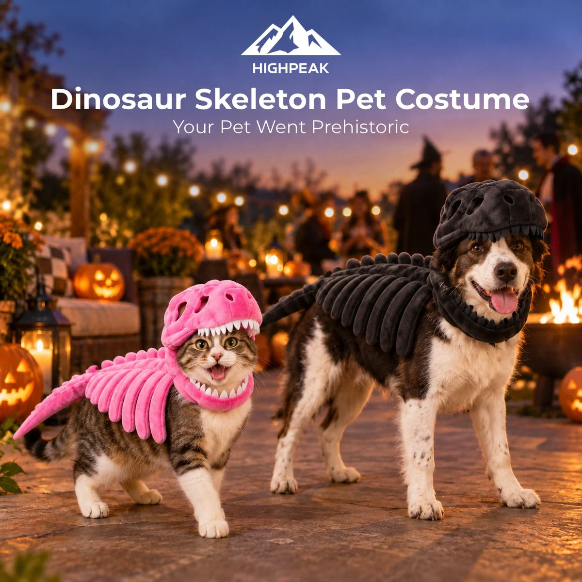 Dinosaur Skeleton Pet Costume — photo 35