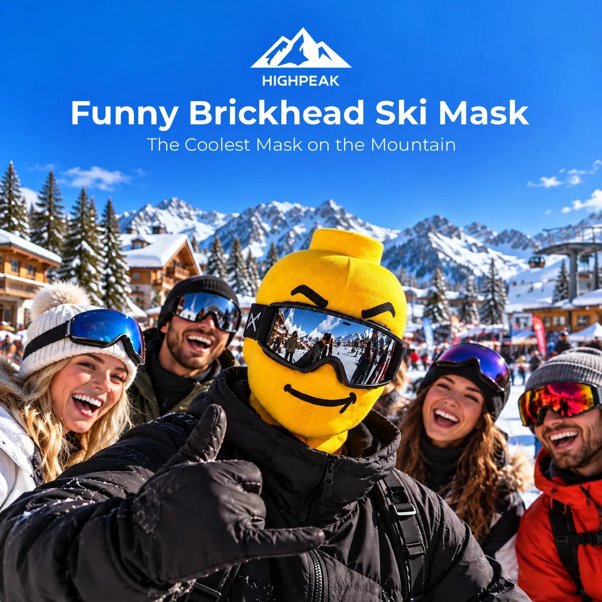Funny Brickhead Ski Mask — photo 23