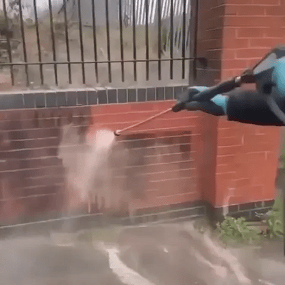 Cordless Battery-Powered Pressure Washer | Portable Outdoor Surface Cleaner, Adjustable Spray — photo 11