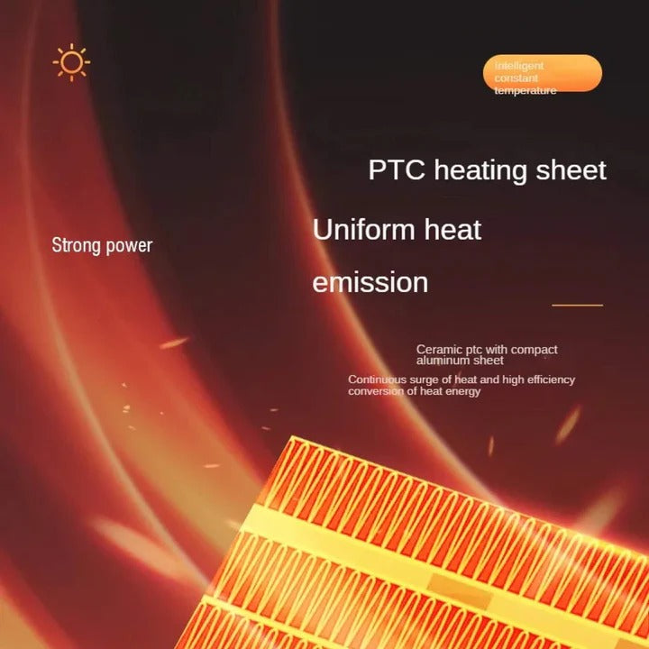 Compact Electric Space Heater with Energy Saving Mode — photo 9
