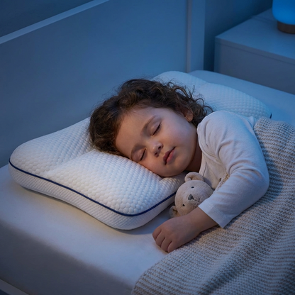 Kids Memory Foam Pillow, Ergonomic Support For Growing Sleepers — photo 2