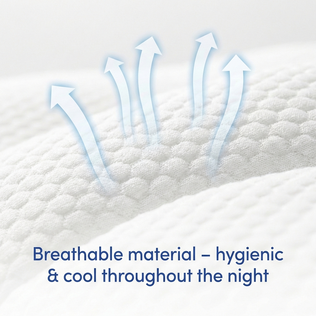 Kids Memory Foam Pillow, Ergonomic Support For Growing Sleepers — photo 9