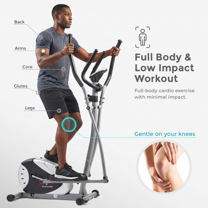 Elliptical Magnetic Resistance Cross Trainer Machine — photo 4