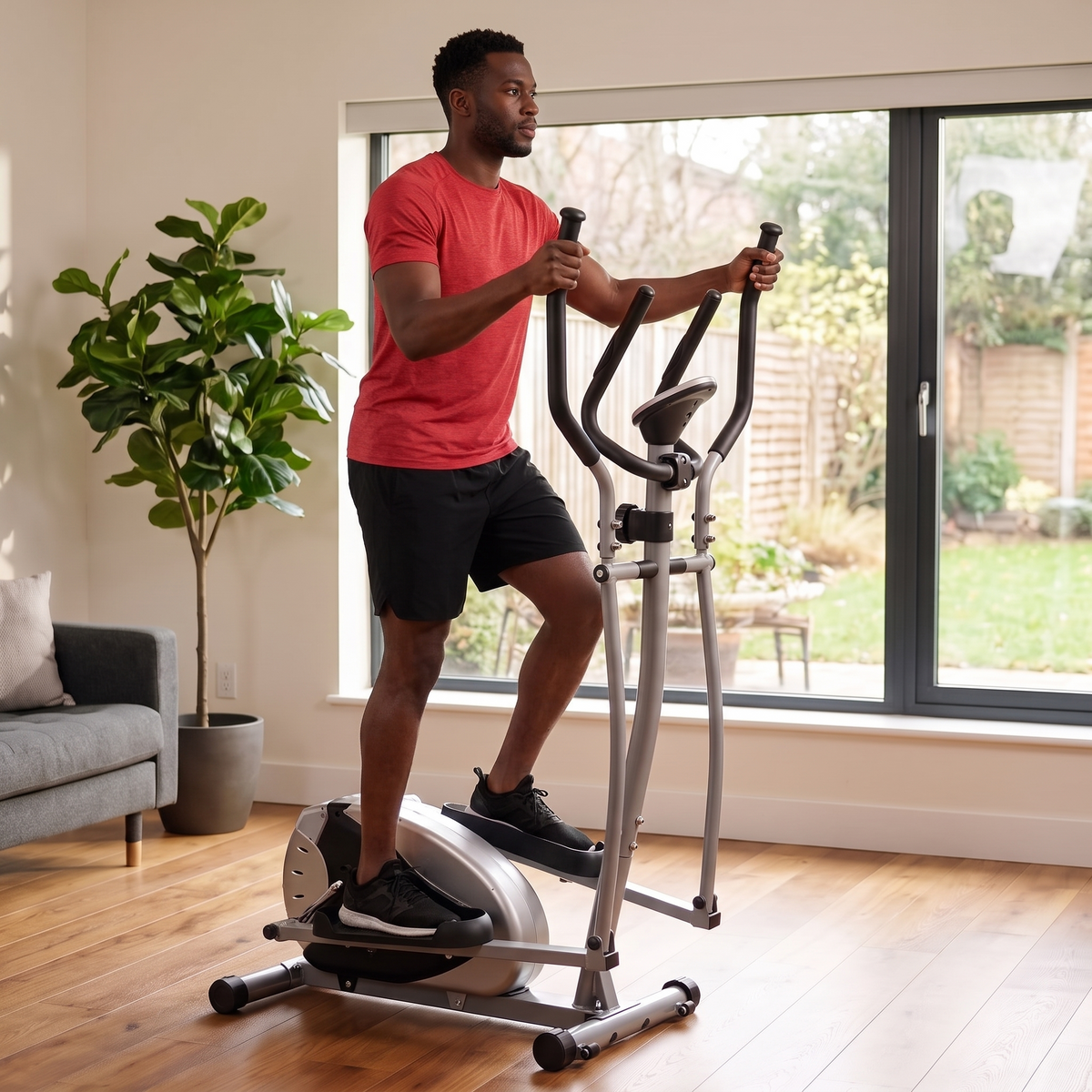 Elliptical Magnetic Resistance Cross Trainer Machine — photo 3