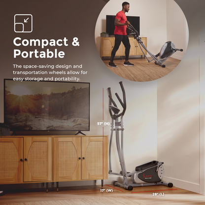 Elliptical Magnetic Resistance Cross Trainer Machine — photo 7
