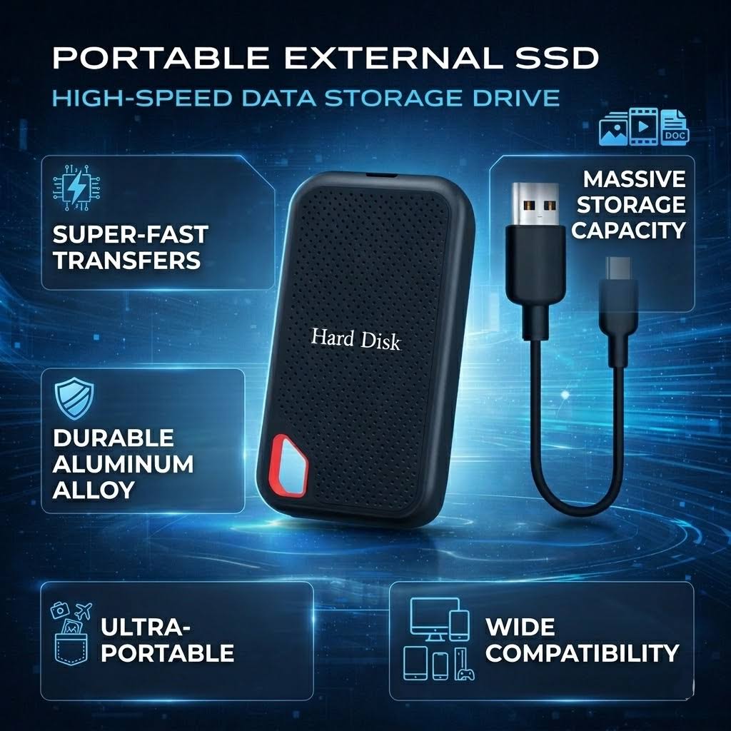 Portable High-Speed External SSD Hard Drive — photo 4