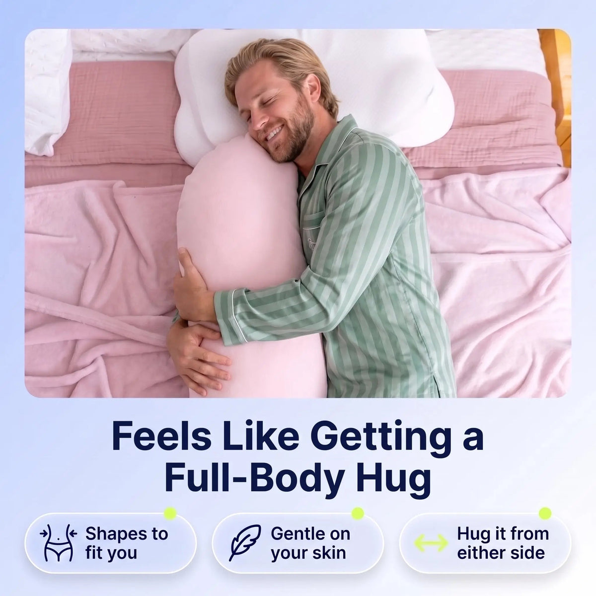 Slumblr® Snuggle Pillow For Side Sleepers — photo 5