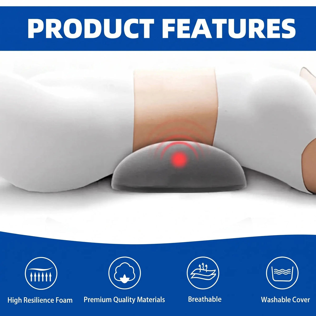 Slumblr® Memory Foam Lumbar Support Cushion — photo 3