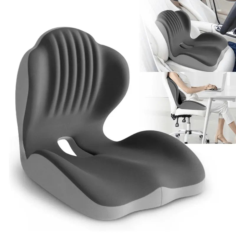 Slumblr® Memory Foam Seat Cushion with Back Support — photo 1
