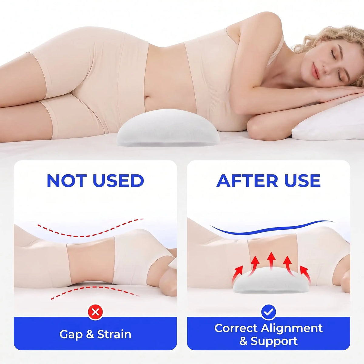 Slumblr® Memory Foam Lumbar Support Cushion — photo 2