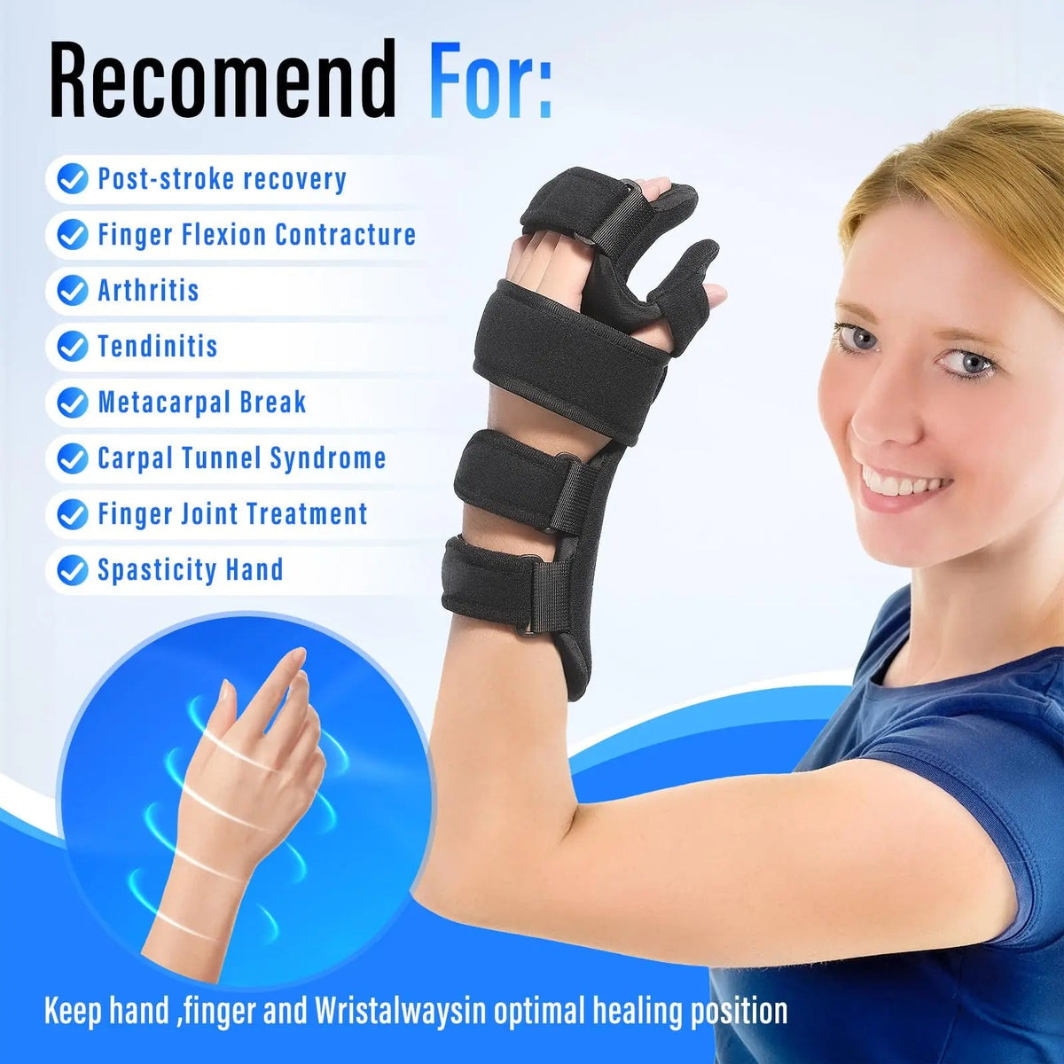 Slumblr® Adjustable Hand Support Brace — photo 2