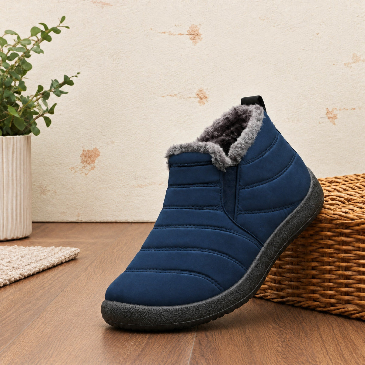 James - Men's Warm Lined Slip-On Ankle Boots for Winter — photo 2