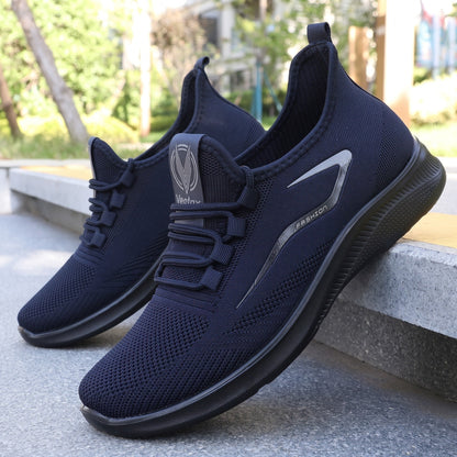 Jonas - Men's Breathable Lightweight Lace-Up Orthopaedic Trainers — photo 6