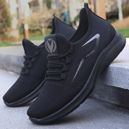 Jonas - Men's Breathable Lightweight Lace-Up Orthopaedic Trainers — photo 2