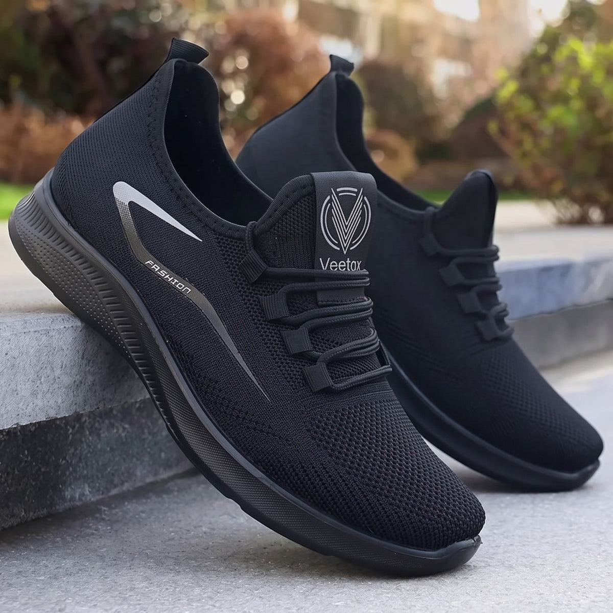 Jonas - Men's Breathable Lightweight Lace-Up Orthopaedic Trainers — photo 3