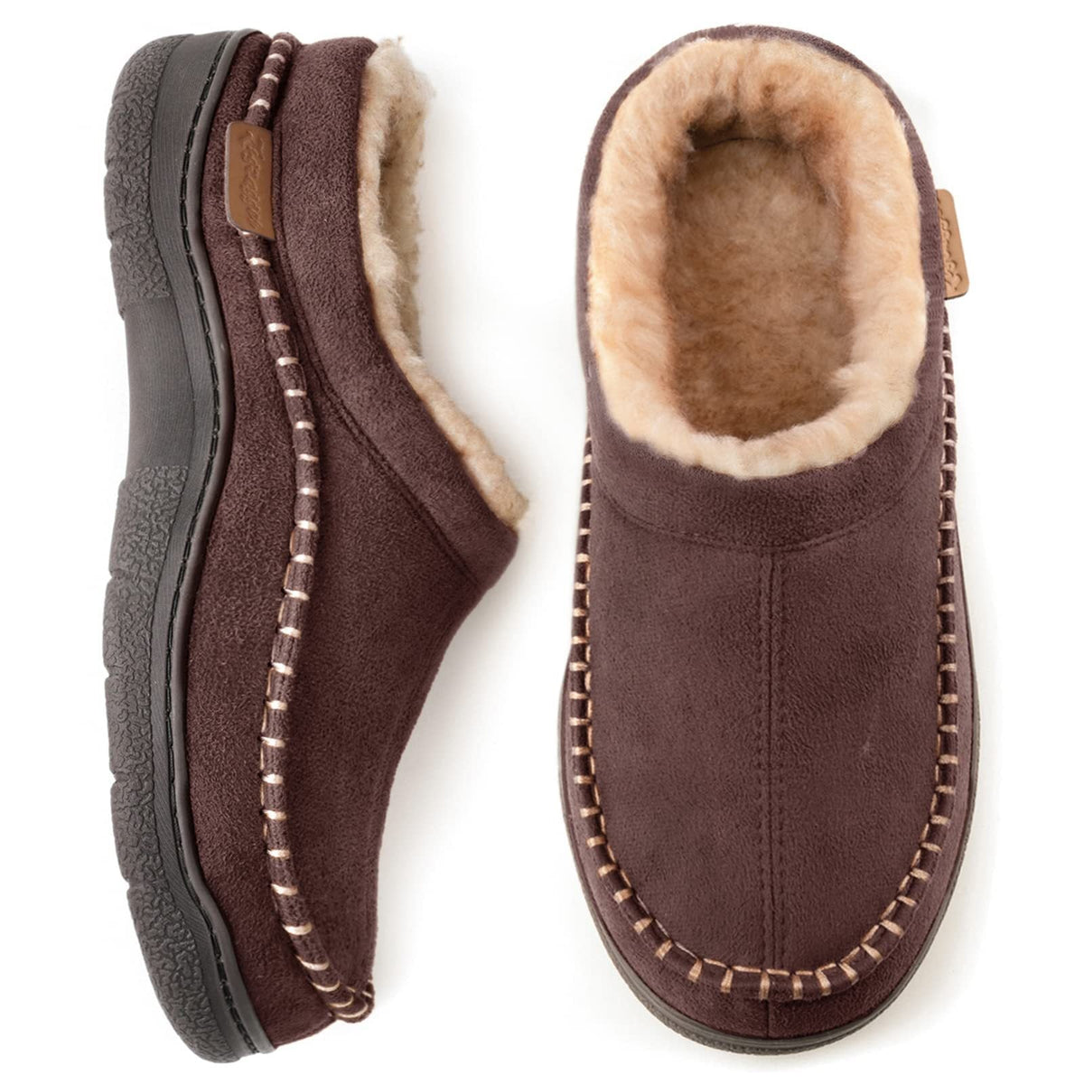 Joris – Men's Slippers in Suede-Look with Warm Lining — photo 4