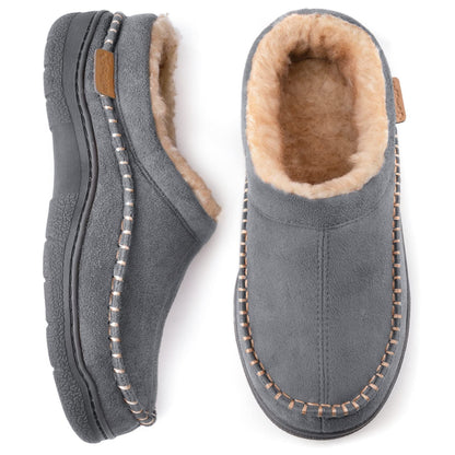 Joris – Men's Slippers in Suede-Look with Warm Lining — photo 3