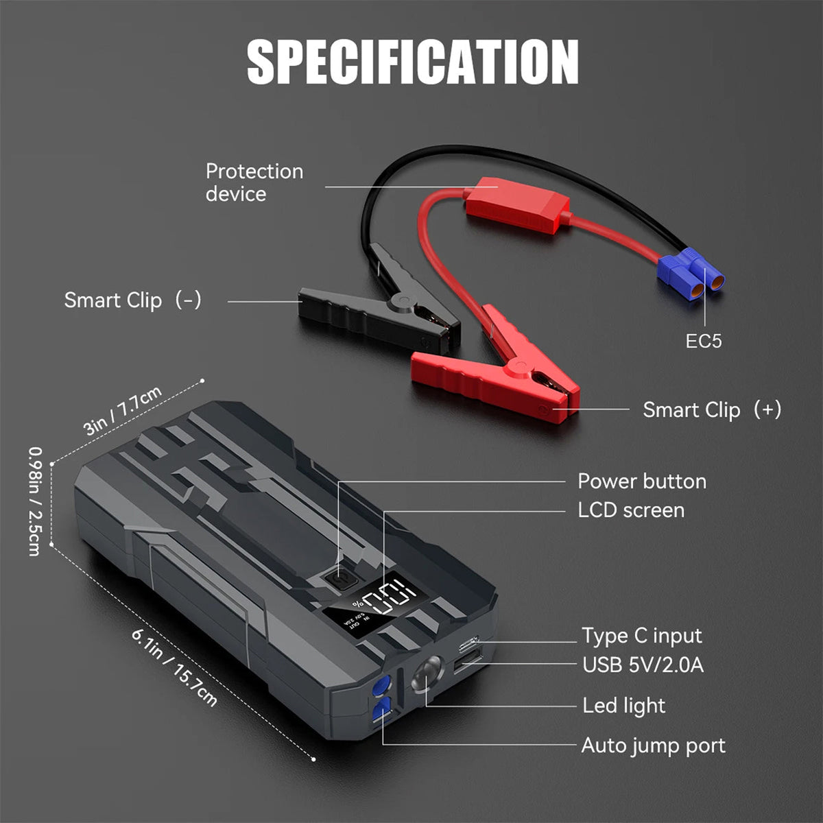 JumpeVolt Portable Car Jump Starter — photo 5