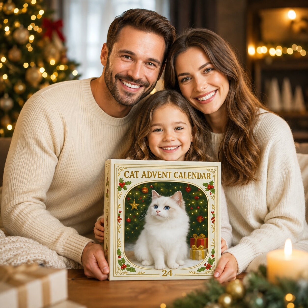 Cat Advent Calendar 2026 for Cat Lovers – Christmas Countdown with 24 Holiday Cat Figurines, Gift for Cat Lovers — photo 9