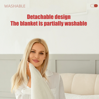 Electric Blanket and Double-Sided Sherpa Blanket with Sheep's Wool Remote Control — photo 10