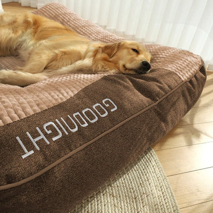 Large Orthopedic Dog Bed — Deep Padding and Contoured Bolster Edges — photo 5