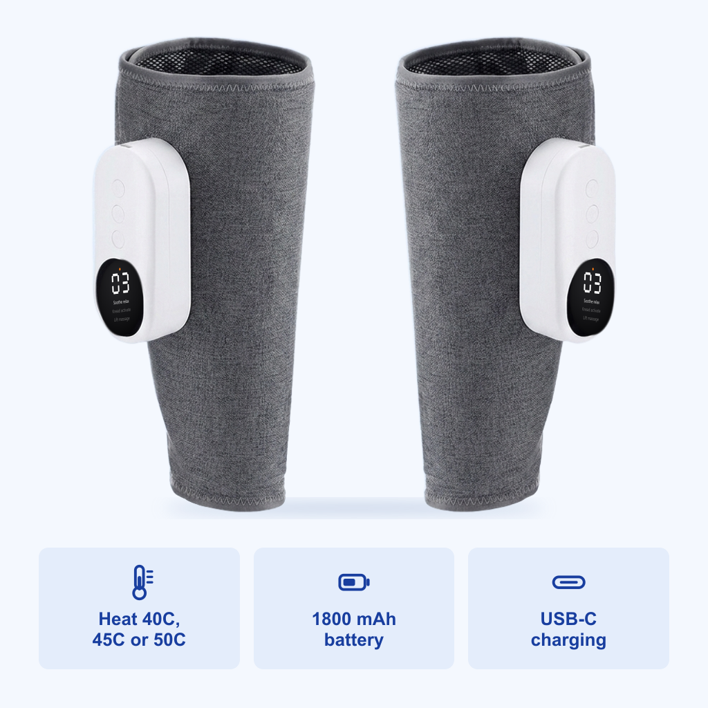 Cordless Leg Massager with Air Compression and Heat — photo 6