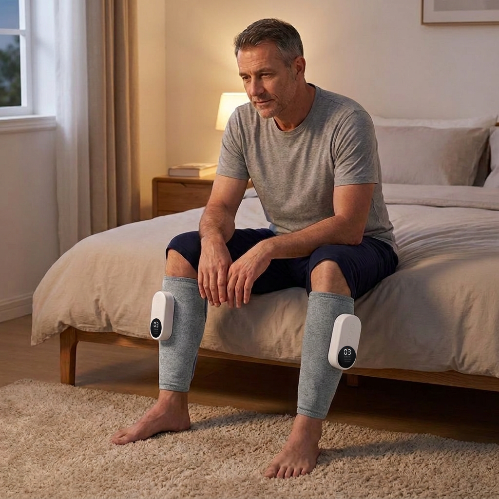 Cordless Leg Massager with Air Compression and Heat — photo 5