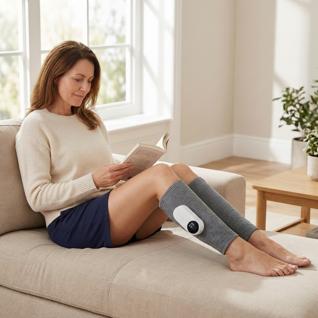 Cordless Leg Massager with Air Compression and Heat — photo 3
