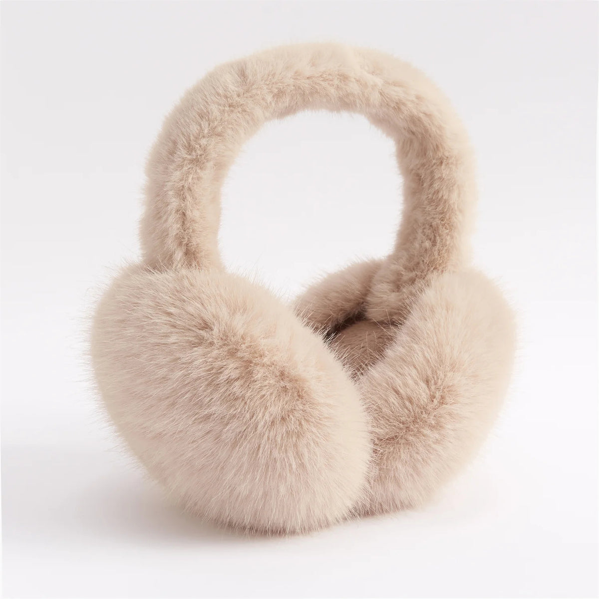 Faux Rabbit Fur Earmuffs Foldable Winter Ear Warmers for Adults — photo 9