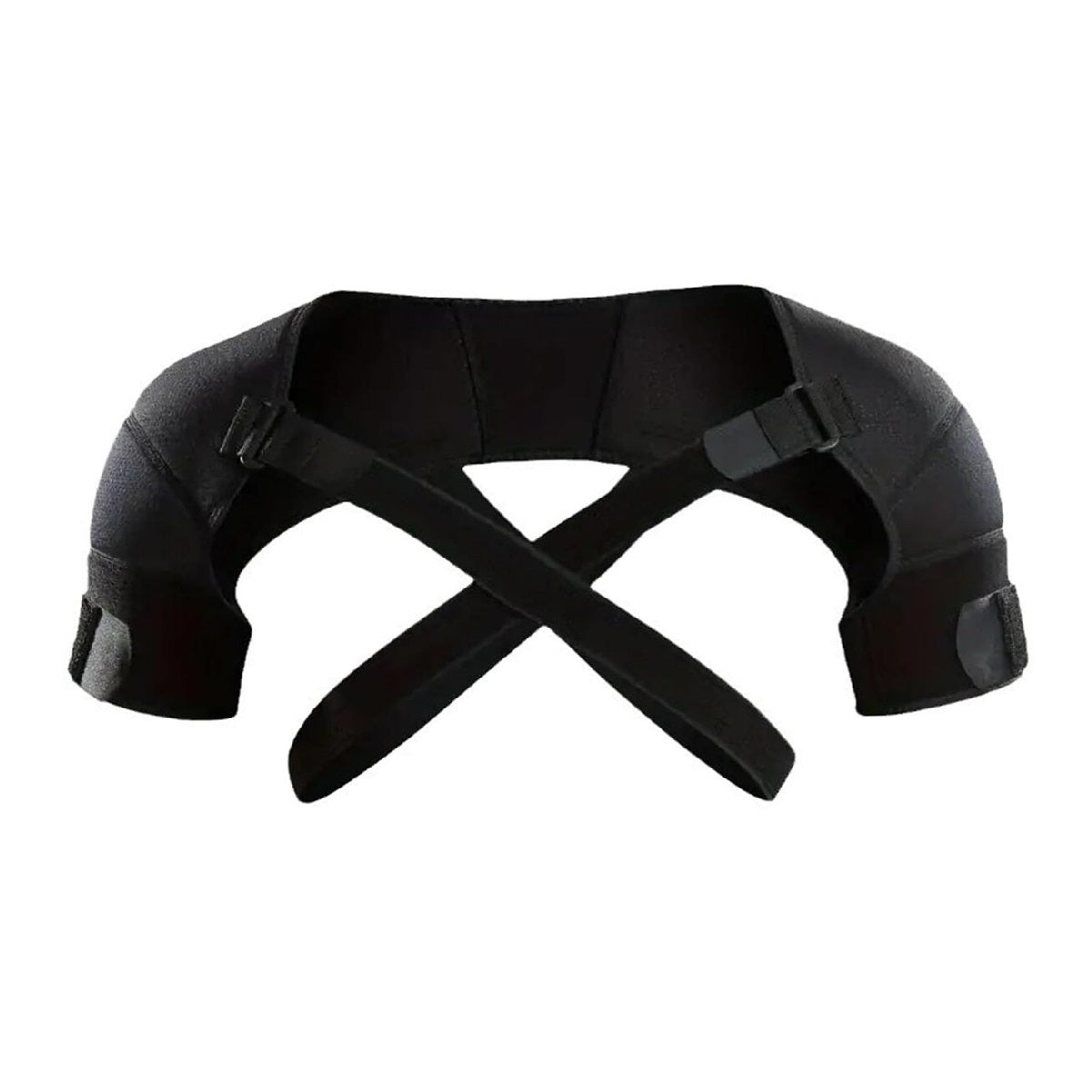 Adjustable Double Shoulder Brace Breathable Compression Support for Pain Relief — photo 3