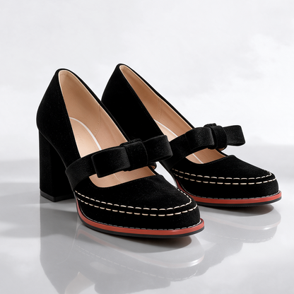 Nordspur | Bella Velvet Mary Jane Heels — photo 9
